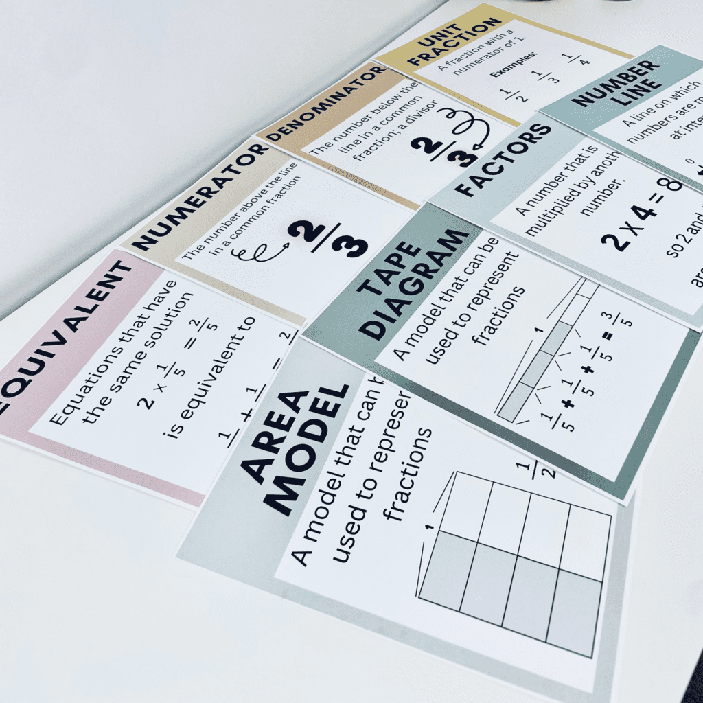 Pre-teaching math vocabulary